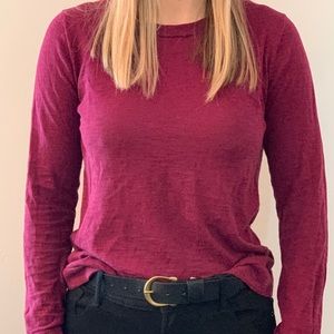 J.Crew Maroon Sweater - Size Medium